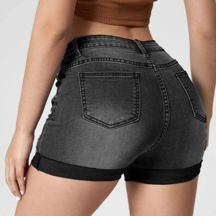ripped shorts
denim shorts
high waist shorts
distressed shorts
frayed shorts
edgy shorts
stylish distressed shorts
high rise ripped shorts
fashion ripped shorts
trendy distressed denim shorts