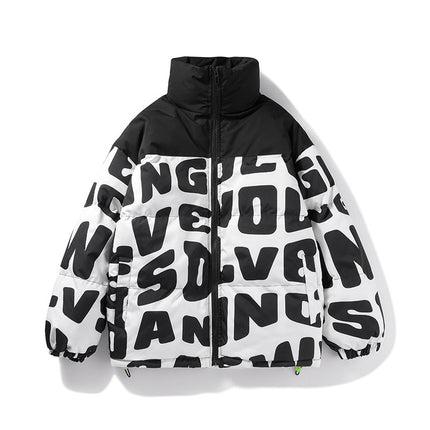 Men's puffer jacket,
Cotton padded jacket,
Printed puffer jacket,
Winter jacket,
Warm winter jacket,
Lightweight winter jacket,
Insulated puffer jacket,
Men's printed jacket,
Cold weather outerwear,
Stylish winter jacket,
Men's winter coat,
Bold design jacket,
Casual winter wear,
Outdoor winter jacket,
Comfortable puffer jacket,
Winter insulation jacket, Fashionable winter wear,
Men's padded jacket,
Winter layering piece,
Warmth and comfort jacket,