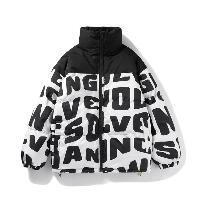 Men's puffer jacket,
Cotton padded jacket,
Printed puffer jacket,
Winter jacket,
Warm winter jacket,
Lightweight winter jacket,
Insulated puffer jacket,
Men's printed jacket,
Cold weather outerwear,
Stylish winter jacket,
Men's winter coat,
Bold design jacket,
Casual winter wear,
Outdoor winter jacket,
Comfortable puffer jacket,
Winter insulation jacket, Fashionable winter wear,
Men's padded jacket,
Winter layering piece,
Warmth and comfort jacket,