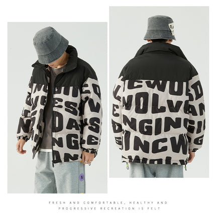 Men's puffer jacket,
Cotton padded jacket,
Printed puffer jacket,
Winter jacket,
Warm winter jacket,
Lightweight winter jacket,
Insulated puffer jacket,
Men's printed jacket,
Cold weather outerwear,
Stylish winter jacket,
Men's winter coat,
Bold design jacket,
Casual winter wear,
Outdoor winter jacket,
Comfortable puffer jacket,
Winter insulation jacket, Fashionable winter wear,
Men's padded jacket,
Winter layering piece,
Warmth and comfort jacket,