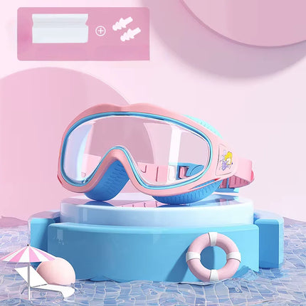 Kids Swim Set – Anti-Fog Waterproof Goggles & Swim Cap with Storage Case