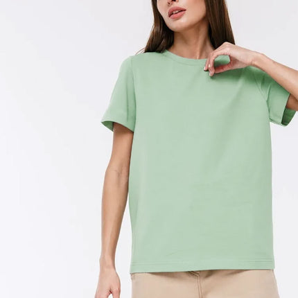 casual t-shirt, stylish t-shirt, classic t-shirt, everyday wear, breathable fabric, trendy fashion, comfortable fit, versatile outfit, wardrobe essential, fashion staple, basic t-shirt