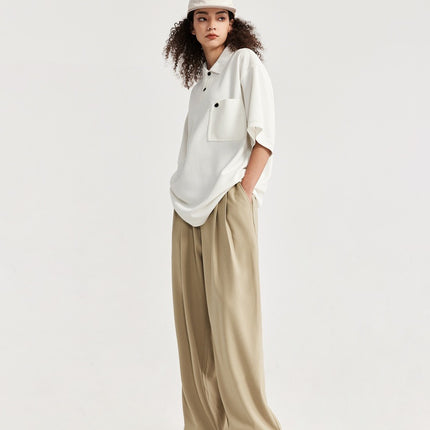 unisex trousers, relaxed fit trousers, wide-leg pants, minimalist aesthetic, oversized silhouette, luxury fashion, high-quality fabric, old money style, refined style, timeless trousers, upscale leisure, flowy pants, elastic waistband, classic trousers, effortless vibe, comfortable chic, streetwear trousers, pleated pants, casual luxury, versatile unisex fashion, statement pants, upscale casual, refined trousers, classic oversized,